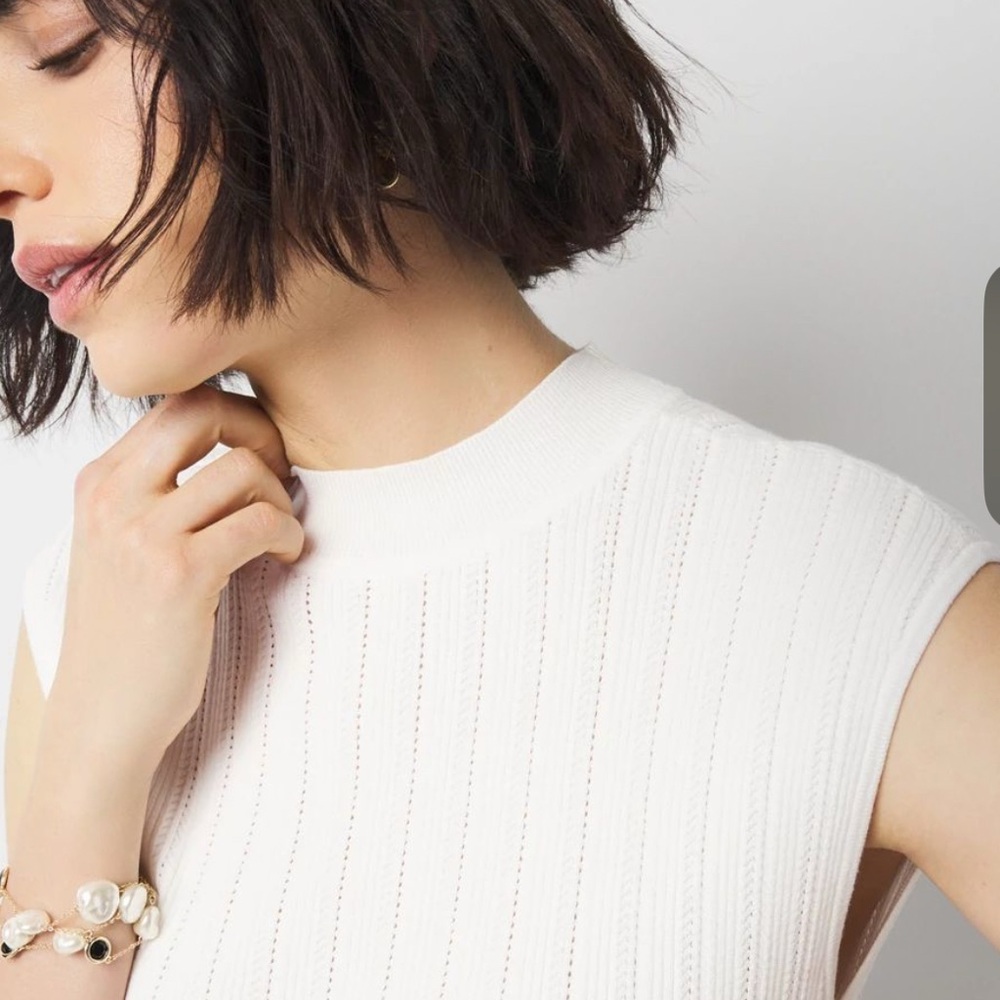WHBM | Mock Neck Peplum Sweater (XS) - Picture 3 of 3